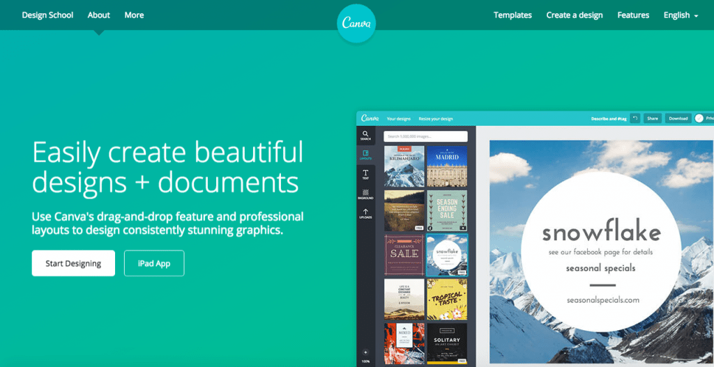 Create beautiful graphics with Canva