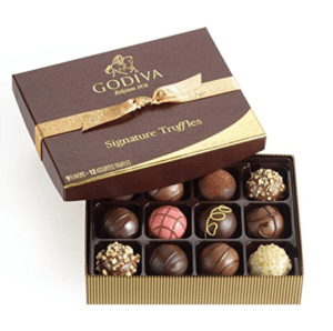 godiva chocolate virtual assistant gift guide