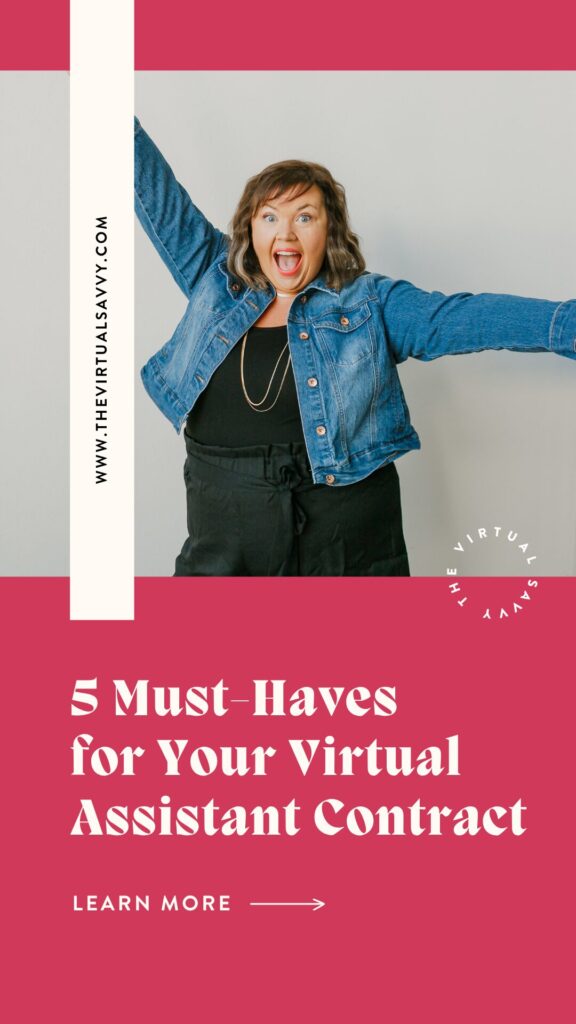 virtual assistant contract virtual assistant contract