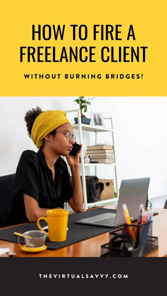 how to fire a freelance client