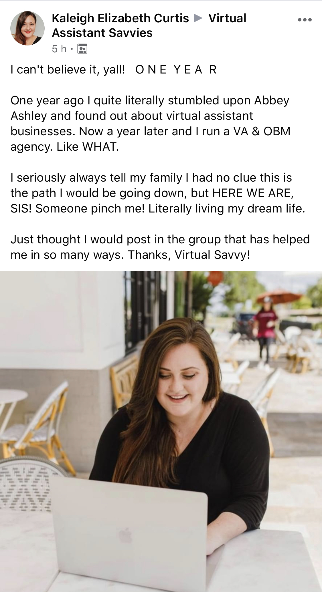 Kaleigh Elizabeth Curtis Testimonial! Kaleigh Elizabeth Curtis Testimonial!