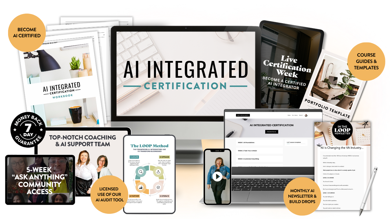 AI Integrated Certification Mockup